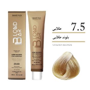 رنگ مو بلوندبار بلوندطلایی متوسط 7/5